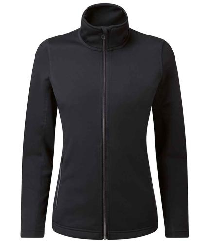 Premier Ladies Spun Dyed Recycled Zip Through Sweat Jacket - BLK - S